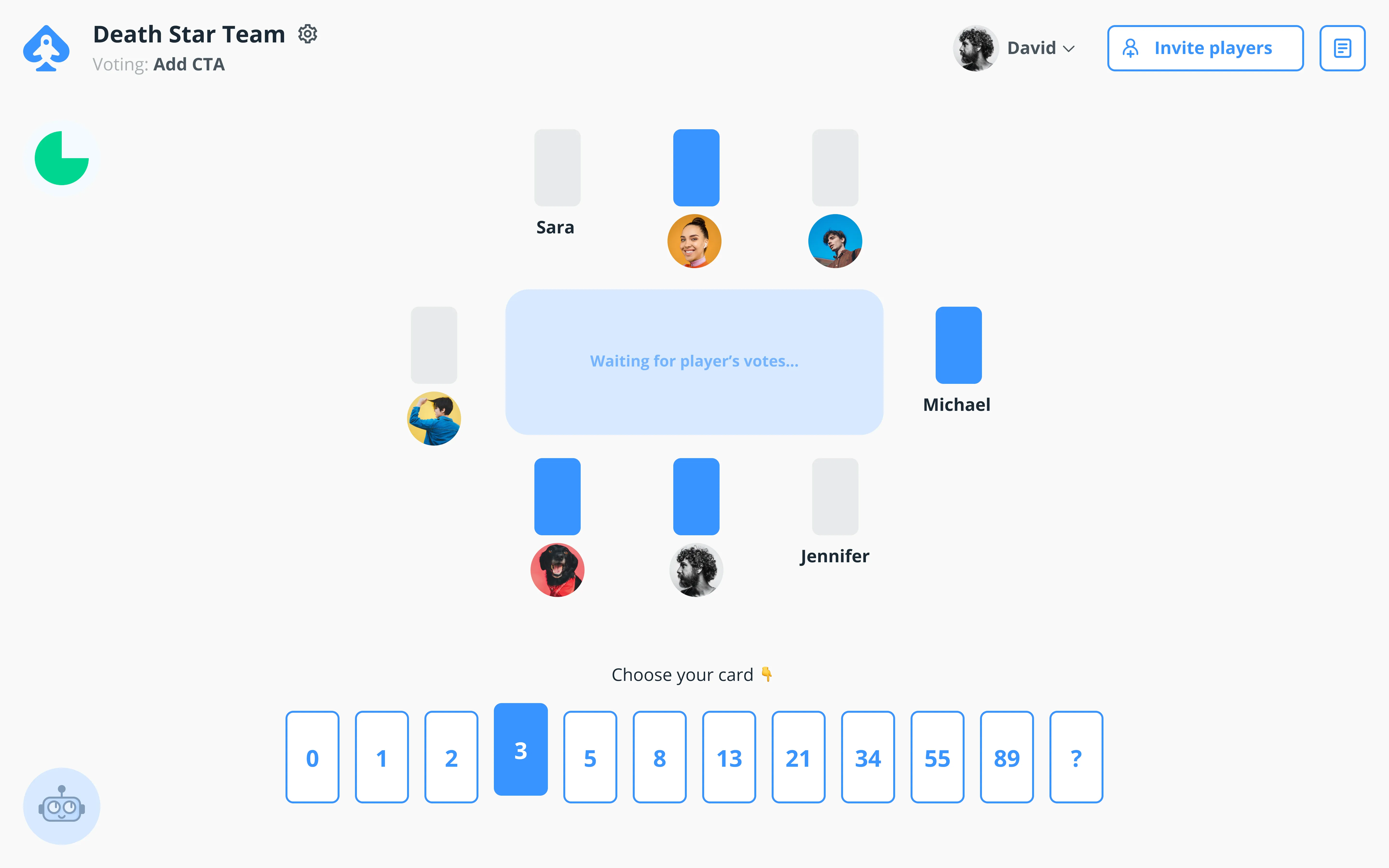 The Planning Poker Online real-time table in 2026